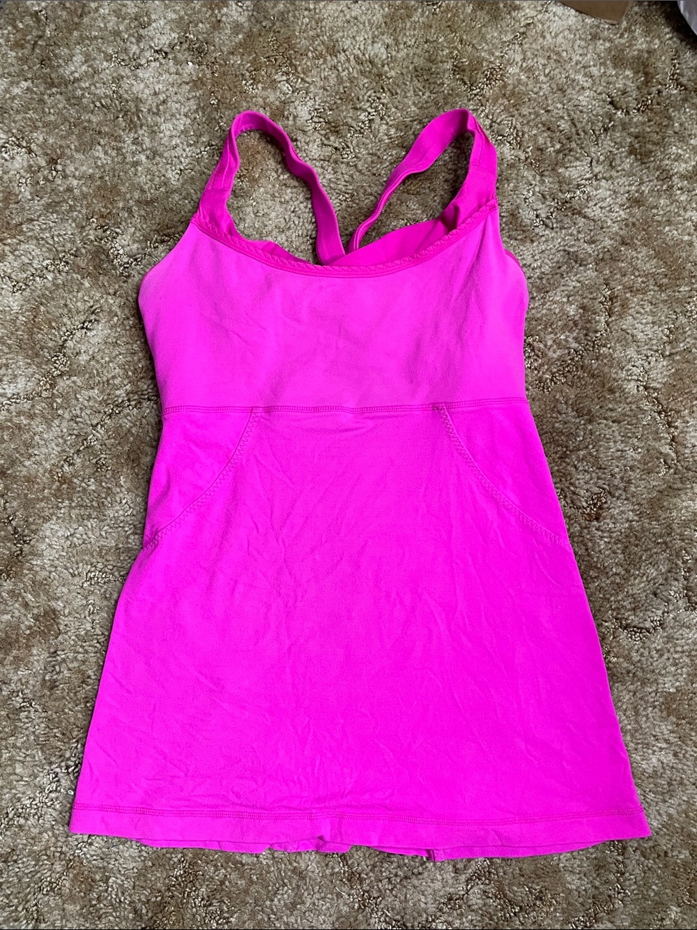 Lululemon Pink Tank Top Size Medium